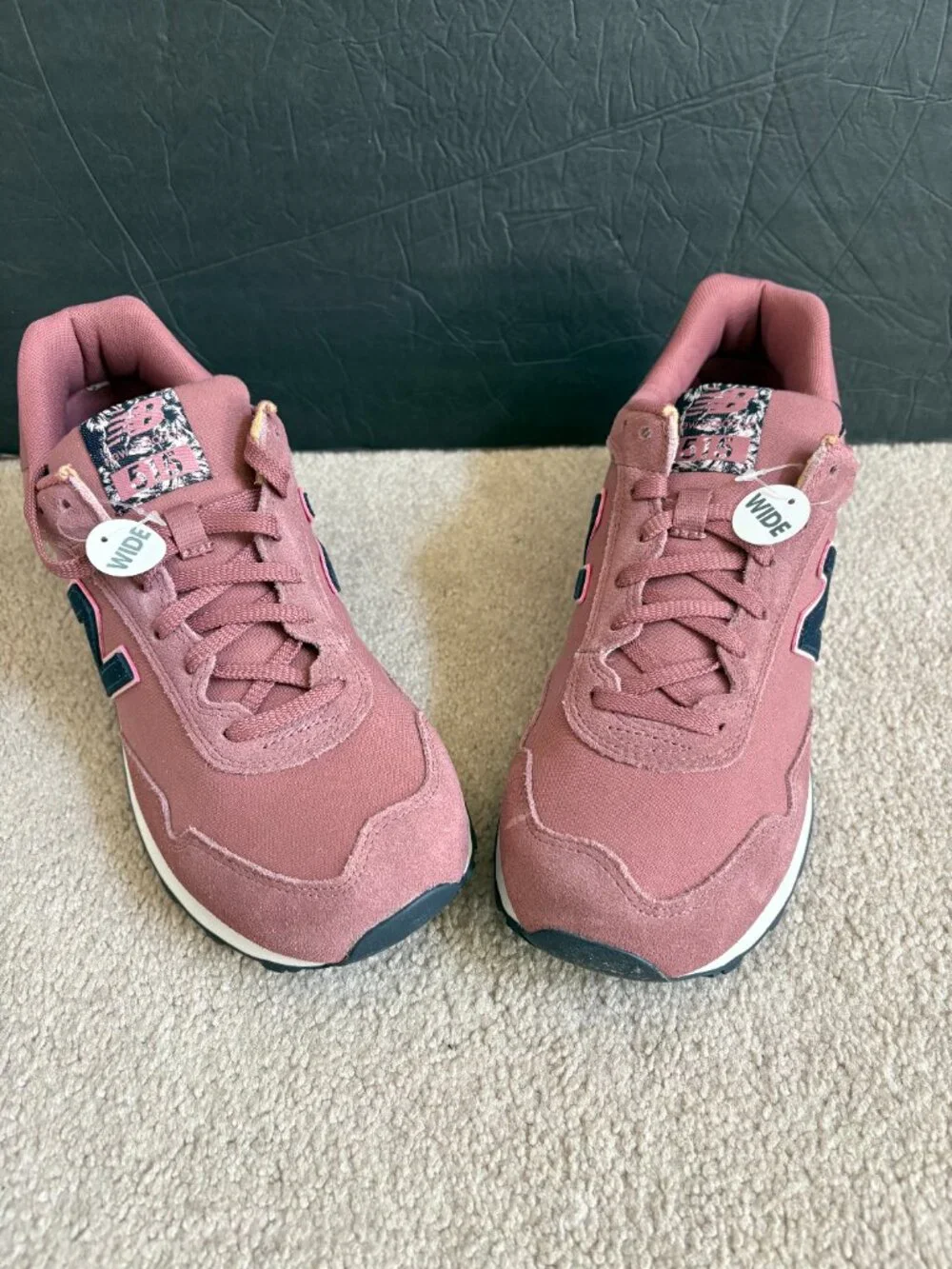 New Balance 515 Women's Running Shoes Size 12W Mauve Pink Suede WL515FBK NWT